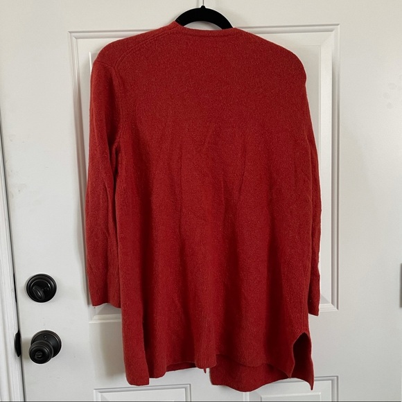 Madewell rust color open cardigan - Picture 5 of 8